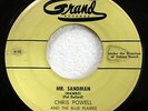 CHRIS POWELL & BLUE FLAMES 45 Mr Sandman/Mambo Gunch on Grand latin R&B g88