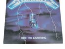 Metallica Ride the Lightning lp vinile ristampa 1989 phonogram vertigo VG+
