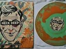 Neck Deep Rain In July / A History Of Bad Decisions Orange And Green Rare Vinyl