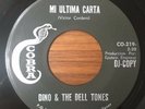 DINO & THE DELL TONES Mi Ultima Carta COBRA Latin Rock 45 RARE PROMO