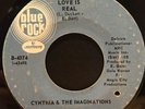 Crossover Soul 45 CYNTHIA & THE IMAGINATIONS love is real BLUE ROCK listen