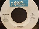 70s Funk Boogie 45 TIME this town / in a little while E.GROOVE listen