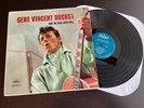 GENE VINCENT ROCKS   & Blue Caps Roll ORIG '58 CAPITOL T970 MONO LP Rockabilly