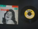 DALIDA COME PRIMA RARE  EP CAR DEDICACE SUR LABEL 1958 BECAUD PAUL ANKA