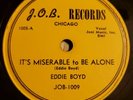 Eddie Boyd BLUES 78 It’s Miserable To Be Alone/I'm Pleading JOB-1009 1952