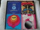 EXCERPTS FROM JESUS CHRIST SUPERSTAR, HAIR, TOMMY, GODSPELL 4X VINYL LPS 1973