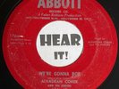 50s Girl Rockabilly Bopper 45 ALVADEAN COKER We're Gonna Bop ABBOTT hear