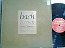 PHILIPS 9500 905 JS BACH VIOLIN SONATAS #1019-1023 GRUMIAUX  JACCOTTET 1980 NM