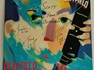 THE OUTFIELD PLAY DEEP COLUMBIA FC 40027 1985 AUTOGRAPHED RECORD 9.0 COVER 8.0