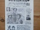 C.S. CONTROL #2 UK 1978 RARE BELFAST PUNK FANZINE DAMNED OUTCASTS ADVERTS R.HELL
