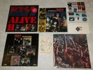 KISS ALIVE II 1ST PRESS 1977 2 LP STICKER SHRINK NM BOOK TATTOOS INSERTS AUCOIN