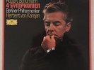 C374 Schumann 4 Symphonies Karajan BPO 3LP DGG 2740 129 Stereo