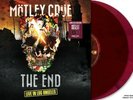 Motley Crue The End Live In Los Angeles Limited Edition Merlot 2 LP Vinyl 1of650