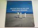 MANIC STREET PREACHERS - THIS IS MY TRUTH TELL ME YOURS -UK 1998 EPIC LP Vinyl
