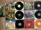 IRON MAIDEN LP Lot:Same,Killers,Number Of Beast,Piece Mind,Powerslave, On Road I