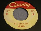 LOU NEEFS Rare 1964 SIXTEEN TONS 45 / Jazzy Soul Style