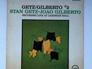 Stan Getz Joao Gilberto #2 Live At Carnegie Hall LP Stereo 1966 Verve V6-8623