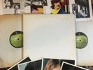 THE BEATLES White Album - 1968 1st US Press Low-# 2-LP w/ Inserts - BEAUTIFUL E+