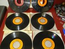 6 Rare 1964 Seeburg 1000 (Mostly) Orange Label Library Records 16 2/3 RPM