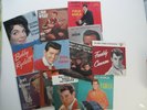 Twelve (12) 45's + Picture Sleeves 1950's Bobby Rydell Link Wray Jimmy Clanton+