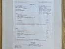SPLINTER DARK HORSE TEST PRESSING LP 1977 GEORGE HARRISON NEAR MINT CUE SHEET