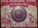 Elvis Presley Too Much (His Master's Voice POP 330) Gold Print SUPER RARE TESTED