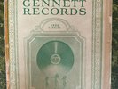 1924 GENNETT RECORDS complete Catalog  pix include KING OLIVER, NORK, R.M. JONES