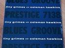 TINY GRIMES with COLEMAN HAWKINS Blues Groove LP MONO ORIGINAL USA 1958 PRESTIGE