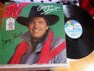 George Strait Merry Christmas To You 1986 Autographed LP