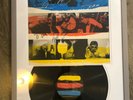 The Police autographed Synchronicity record framed