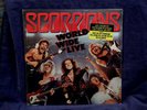 SCORPIONS VERY RARE SEALED 2LP WORLD WIDE LIVE 1985 USA 1ST PRESS W/HYPE STICKER