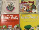 4 Vintage Childrens Records Booklets No More Feeling Weird Yucky Robin Hood