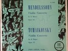 SIGNED IVRY GITLIS Tchaikovsky Mendelssohn Violin Concerto in D&E, LP VOX PL8840