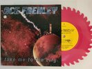 Ace Frehley RARE Pink Saw Blade Take Me to the City Vinyl 45 Sabastian Bach NM