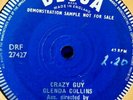 RARE DECCA DEMO GLENDA COLLINS JOE MEEK Crazy guy 1960 one sided TEST PRESS
