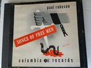 Paul Robeson Columbia Records, LP 78 Set  Songs of Free Men 4 Record Set