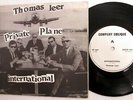 THOMAS LEER 45 Private Plane/International VG+ Company/Oblique synth-pop UK kp87