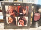 THE BEATLES - LET IT BE -1977 N MINT- NM-  LP SHRINK PURPLE LABEL W POSTER LOW $