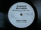 Baby Laurel Trouble In The Air RARE 1982 Badger UK SRT PRIVATE ROCK PUNK NWOBHM
