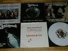 WHITESNAKE - DAVID COVERDALE - 5 SINGLES - SNAKEBITE - WHITE VINYL - POSTER