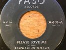 DEEP R&B HAROLD BURRAGE - PLEASE LOVE ME - PASO - Popcorn Northern Soul RARE