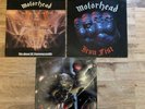 Motorhead x 3 Bomber, No Sleep, Iron Fist Vinyl Ex+/VG Bronze Records