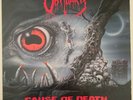 Obituary Cause of Death LP. 1990 first press, near mint condition
