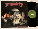 MEGADETH Killing Is My Business… LP on COMBAT w GREEN LBLS | AUTOGRAPHED INNER