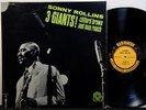 SONNY ROLLINS 3 GIANTS  LP PRESTIGE PRLP 7291 MONO DG RVG 1966 Jazz BROWN ROACH