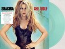 SHAKIRA - SHE WOLF Limited Edition Exclusive LIGHT MINT GREEN Color Vinyl 2LP