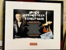 BRUCE SPRINGSTEEN Unique Frame. Only One Copy Exists. Cadre Concerts En France