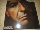 Leonard Cohen Various Positions 1985 Original Sealed LP Record