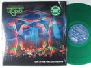 UTOPIA Live At Chicago Theatre PURPLE PYRAMID CLO-1194 2XLP VG++ green vinyl #