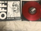 OFF  Wasted Years LP Red Vinyl circle jerks black flag ruined eye